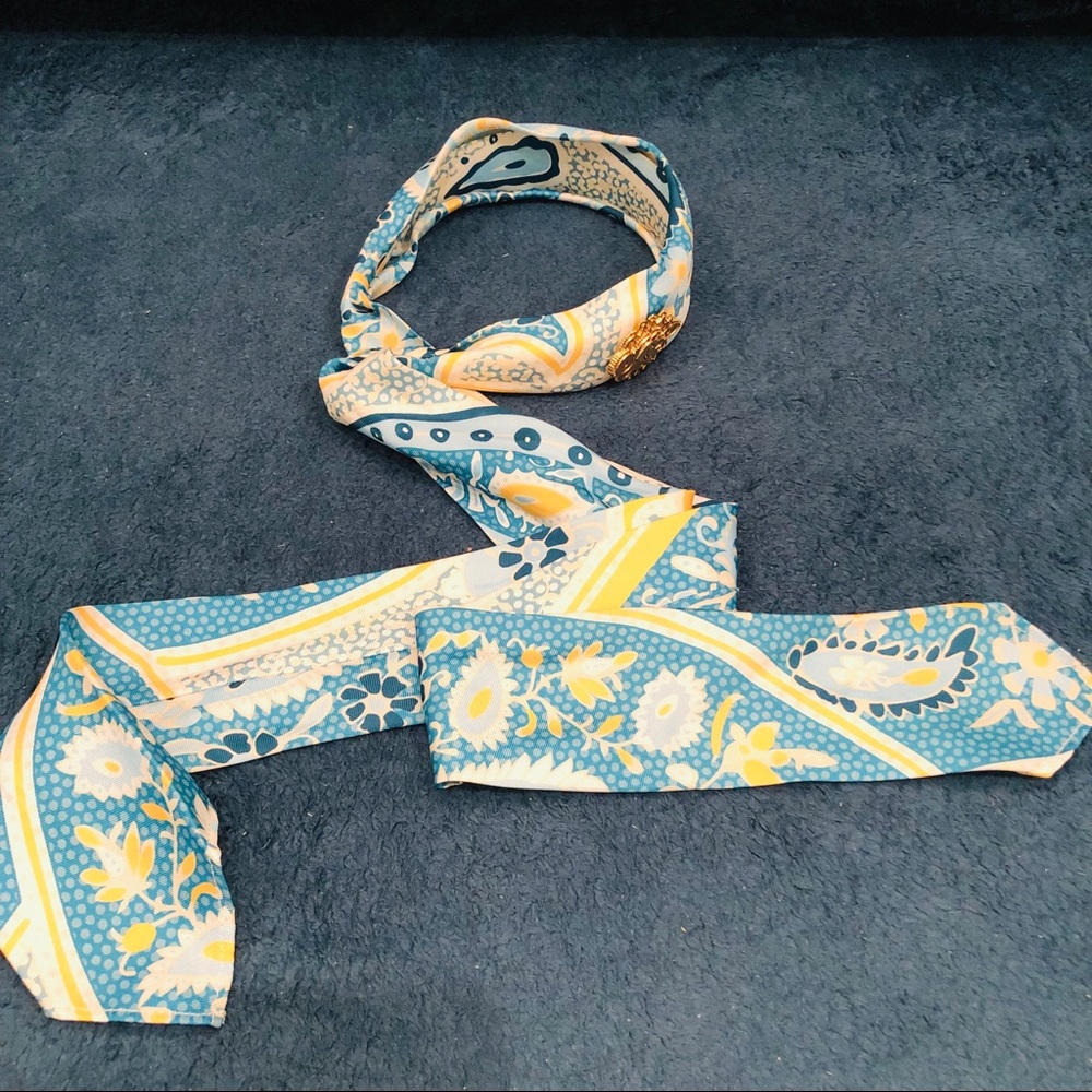 Juicy Couture silk hair band with long tails
